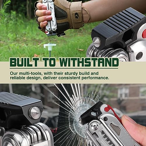 MOSSY OAK 19-in-1 Multitool Pliers Stainless Steel Self-Locking - color: 19-in-1, Silver