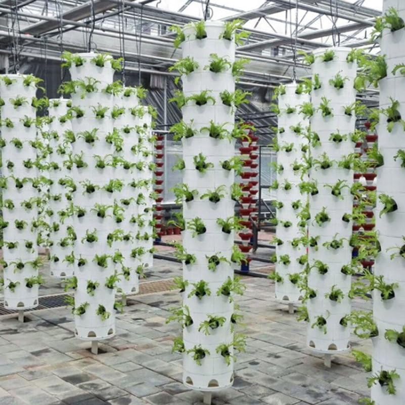 Reusable Hydroponic Plant Cups with Sponges for Vertical Hydroponics Tower System Soilless Garden Containers for Growing Vegetables and Orchids 12-Pack 2.83X1.49X1.49In