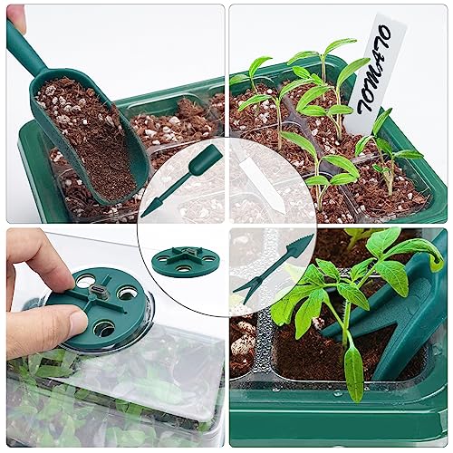 Idealife Seed Starter Tray, Seed Propagation Station with Grow Light,5 Pack - size: 5 Packs
