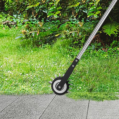 YEELOR Wheel Rotary Edger, Adjustable Length Lawn Edger - color: black