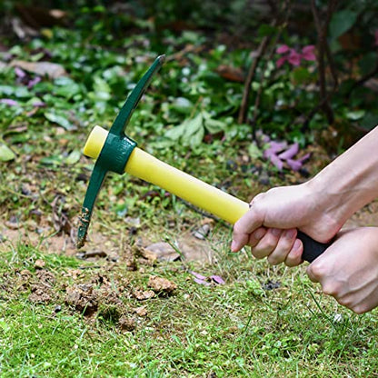 15inch Forged Adze Pick, Weeding Mattock Hoe, Pick Axe,1.4LB