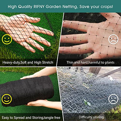 Bird Netting for Garden Protection, Anti Bird Mesh Garden Netting - size: 6.5FT x 32.5 FT