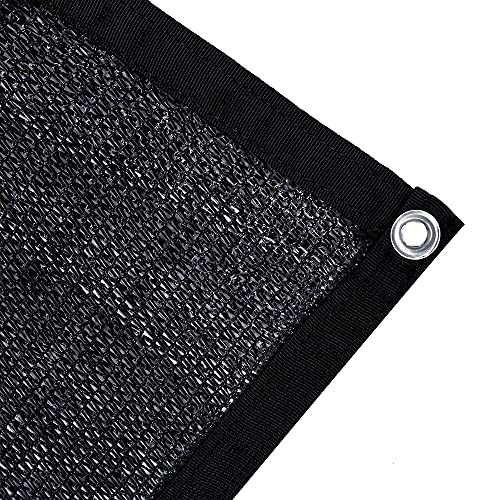 Agfabric 70% Sun-Block Shade Cloth Net Mesh Shade with Grommets for Garden Patio 10’ X 20’, Black - size: 10 x 20 ft - 70%
