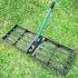 30"x10" Lawn Leveling Rake, Yard Leveling Rake for Soil with 77" Handle - style: 30"X10"
