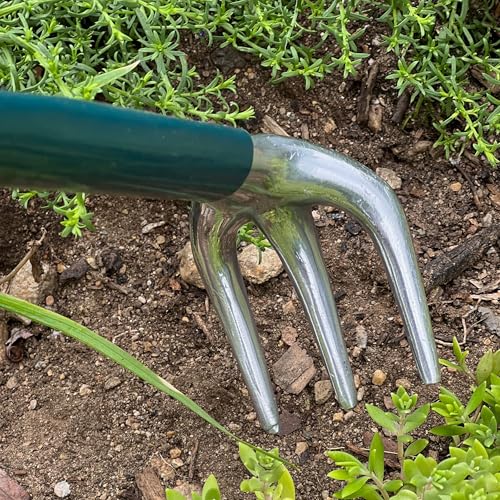 Kings County Tools Garden Shovel and Rake Combo Multi Tool,17-Inch