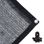 Agfabric 40% Shade Cloth 10x20ft Sunblock Shade Cloth with Grommets for Garden Patio, Black - size: 10 x 20 ft - 40%