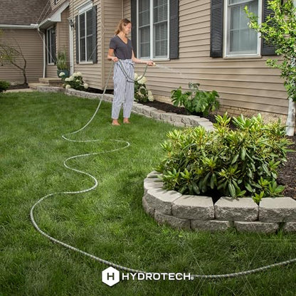 HydroTech 100 ft Expandable Burst-Proof Garden Hose, 5/8 in Diameter - size: 100 Feet