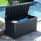YITAHOME 100 Gallon Large Deck Box - color: Black