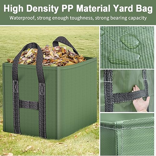 Yard Waste Bags, Reusable Foldable Garden Leaf Bag Lawn Bags