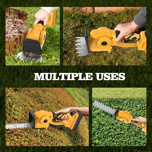 Cordless Hedge Trimmer Compatible with Dewalt 20V Battery