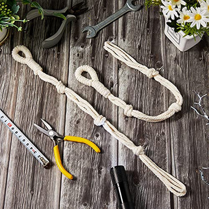 4 Pcs Macrame Hanging Plant Extender, Adjustable Plant Hanger Extender