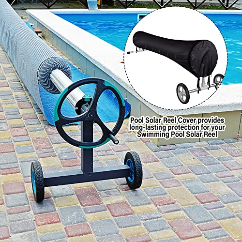 Swimming Pool Solar Reel Cover, 18 FT Winter Reel Blanket Covers - color: 18Ft