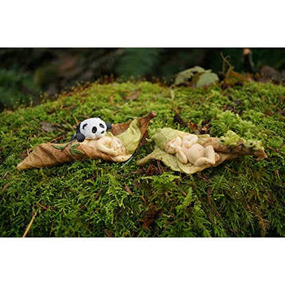 Top Collection Miniature Fairy Garden and Terrarium Statue, Sleeping Fairy Baby with Frogs - color: Sleeping Fairy Baby With Frogs