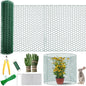 Plant Protectors from Animals with Extra Wide 20" Chicken Wire - 400" Long Complete DIY Metal Mesh Kit for Large Garden & Craft Projects - size: 20*400 Inch