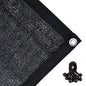 Agfabric 70% Sunblock Shade Cloth with Grommets for Garden Patio 10’ X 12’, Black - size: 10 x 12 ft - 70%