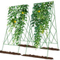 Cucumber Trellis 2 Pack,Foldable A-Frame Garden Trellis - color: Green, size: 39.4" H