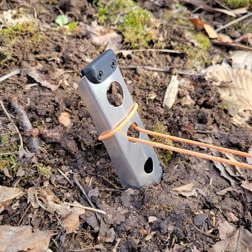 Ultralight Backpacking Trowel, 0.48 oz (13.5g) Black - color: Black