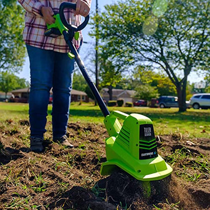 Earthwise TC70020IT 20V 7.5" Cordless Electric Garden Tiller Cultivator - style: 7.5-Inch, 20-Volt Cordless