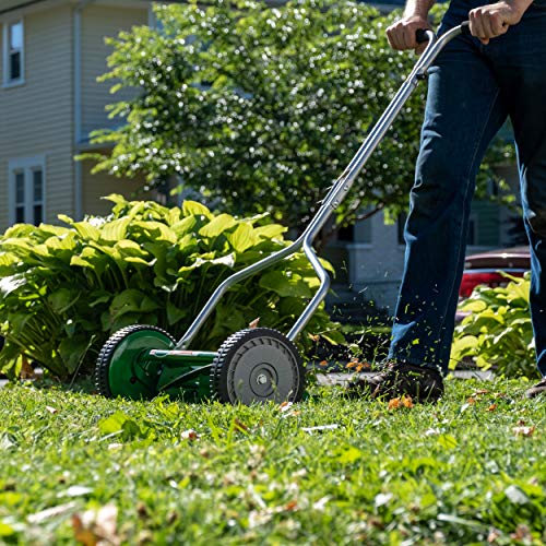 Scotts 304-14S 14-Inch 5-Blade Push Reel Lawn Mower, Green - size: 14-Inch, 5-Blade