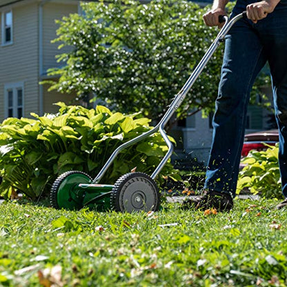 Scotts 304-14S 14-Inch 5-Blade Push Reel Lawn Mower, Green - size: 14-Inch, 5-Blade