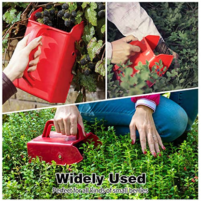 1/2/4 Pack Berry Picker, with Metallic Comb and Ergonomic Handle - color: 1 Pack