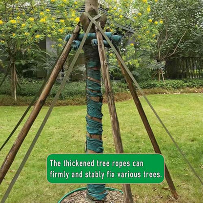1 Roll 65.6 Feet Tree Tie for Plant Support Garden Strap 1 Inch Width Staking and Guying Material 1,800 Lbs Strength (Army Green) - color: Army Green