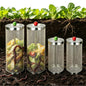 4PCS Underground Worm Composting Bin, Small Round Metal Stainless Steel