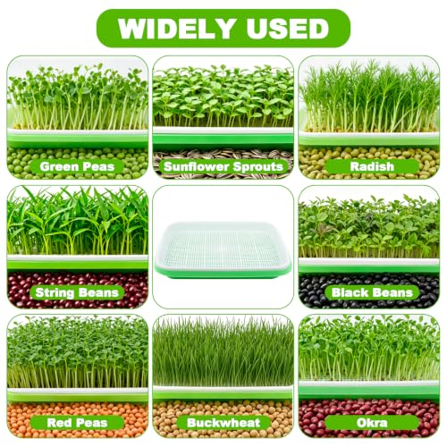 5 Pack Seed Sprouter Tray with Germinating Paper