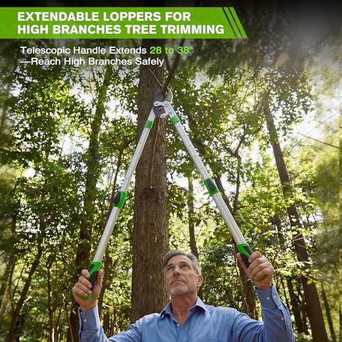 Loppers for Tree Trimming Heavy Duty with Compound Action