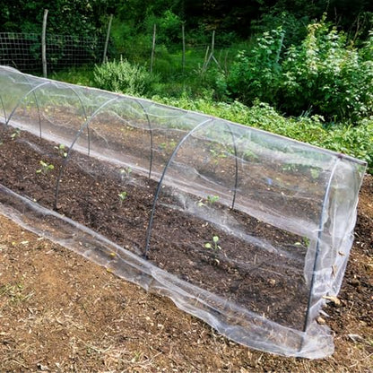 Unves 2 Pack 4 x 10 FT Garden Netting, Bird Netting for Garden - size: 4x10 Ft