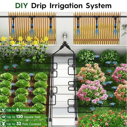 200FT Quick-Connect Drip Irrigation System - size: 200 FT