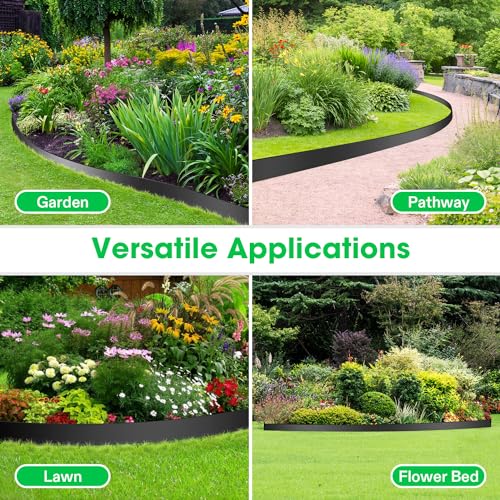 VIVOSUN Landscape Edging Kit 33ft Long 2in High