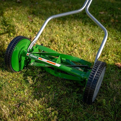 Scotts 304-14S 14-Inch 5-Blade Push Reel Lawn Mower, Green - size: 14-Inch, 5-Blade