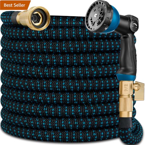 100 ft Expandable Garden Hose-Expanding Water Hoses-Flexible Retractable Garden Hoses,Less Kink & Tangle Car Washing Pipe Garden Hose for Yard, Outdoor,Expandable Garden Hose