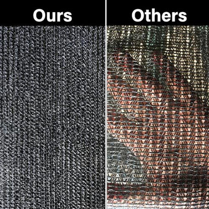 winemana 40% Black Shade Cloth 3.3 x 6.6 FT Durable Mesh Tarp with Grommets - size: 40%-3.3 FT x 6.6 FT