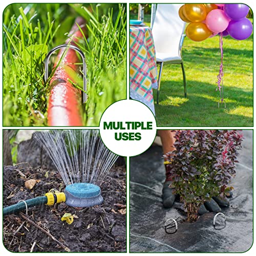 4 Inch U Shape Garden Stakes Irrigation Tubing Stakes 180 Pack - size: U 4inch180pcs