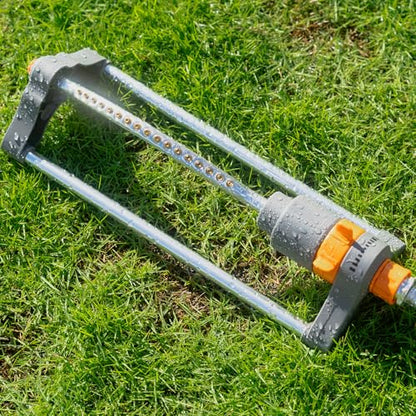 Durable Oscillating Sprinkler for Yard and Garden, Swinging Sprinkler with Adjustable Spray, Garden and Lawn Large Area Watering