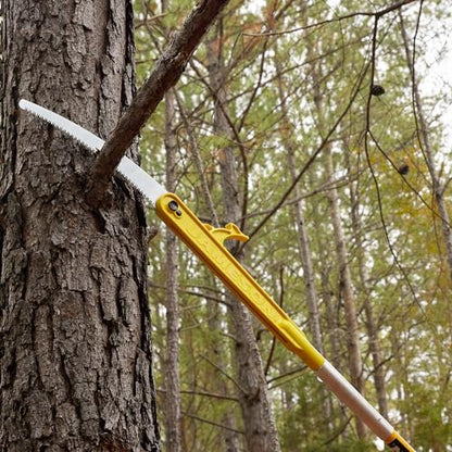 Jameson Folding Pole Saw with 13 inch Barracuda Hard Chrome Plated Tri-Cut Saw Blade