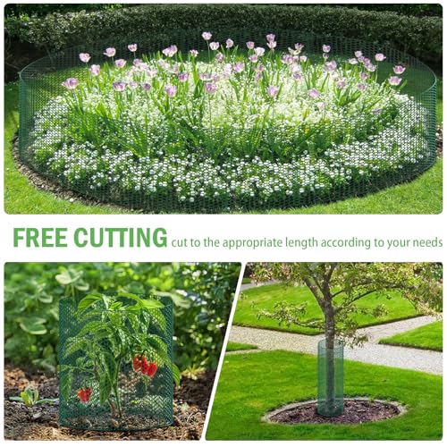 33Ft x 24In Plant Protectors from Animals, Plant Cages for Outdoor Plants - size: 33Ft x 24In