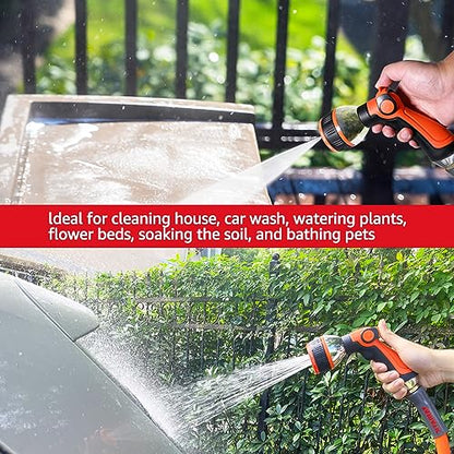 YAMATIC Heavy Duty Garden Hose Nozzle, 10 Adjustable Spray Patterns, 1PCS - style: Thumb Control-10 Spray Patterns