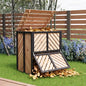 115 Gallon Outdoor Composter, Canada Cedar Wood Compost Bin, Natural