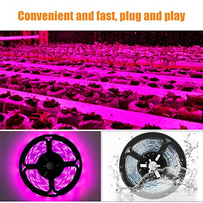 Plant Grow Light Strip 39inch Waterproof Full Spectrum Plant Grow Light