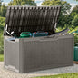 YITAHOME 100 Gallon Resin Deck Box - color: Taupe, size: 100 gallon