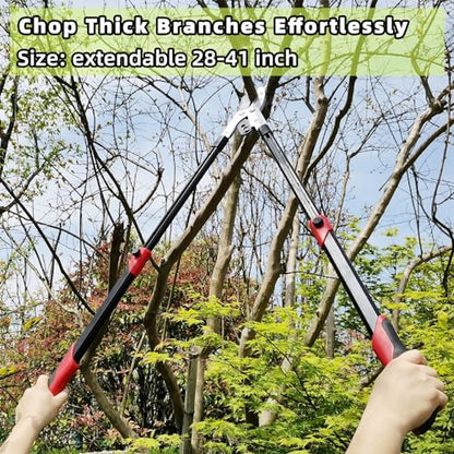 YRTSH Loppers Branch Cutter Heavy Duty Tree Trimmer with Compound Action