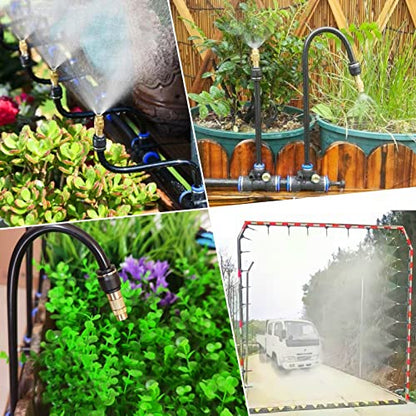 50FT Drip Irrigation System, Tool-Free Quick Connectors - size: 15M