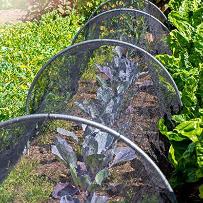 20 x 10 Ft Mosquito Netting for Garden Patio, Black - color: Black, size: 10 x 20 ft