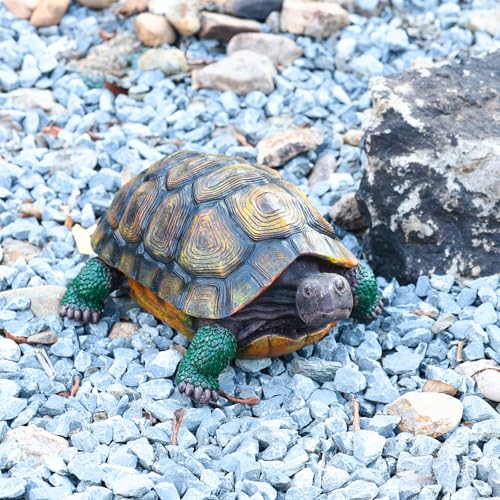 Turtle Statue,Resin Garden Sculpture Indoor/Outdoor Yard Lawn Ornament,Home Decor (Extra Large) - size: Extra Large