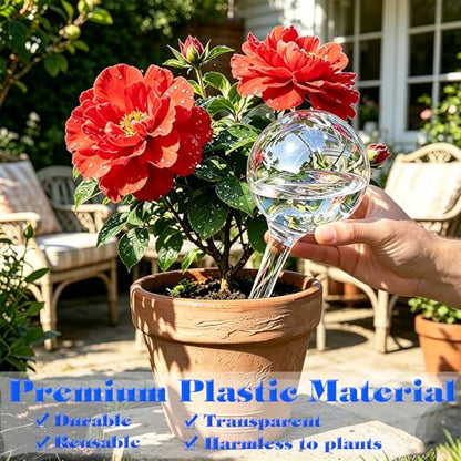Plant Automatic Watering Devices, Clear Plastic Plant Self-Watering Bulb - color: B. Clear-6l4s