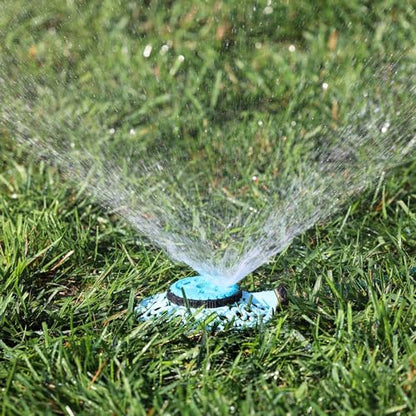 Melnor 65101-AMZ Sprout Metal 8-Pattern Sprinkler and QuickConnect Product Adapter Amazon Bundle, Gooseberry Green - color: Gooseberry Green