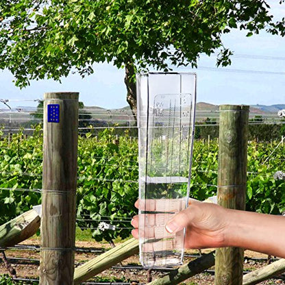 Professional Outdoor Rain Gauge 6 Inch Capacity